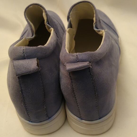 High Hidden Wedge Heel Sneaker Creepers Slip On Women Platform Casual Shoe39/8.5 - Picture 5 of 7